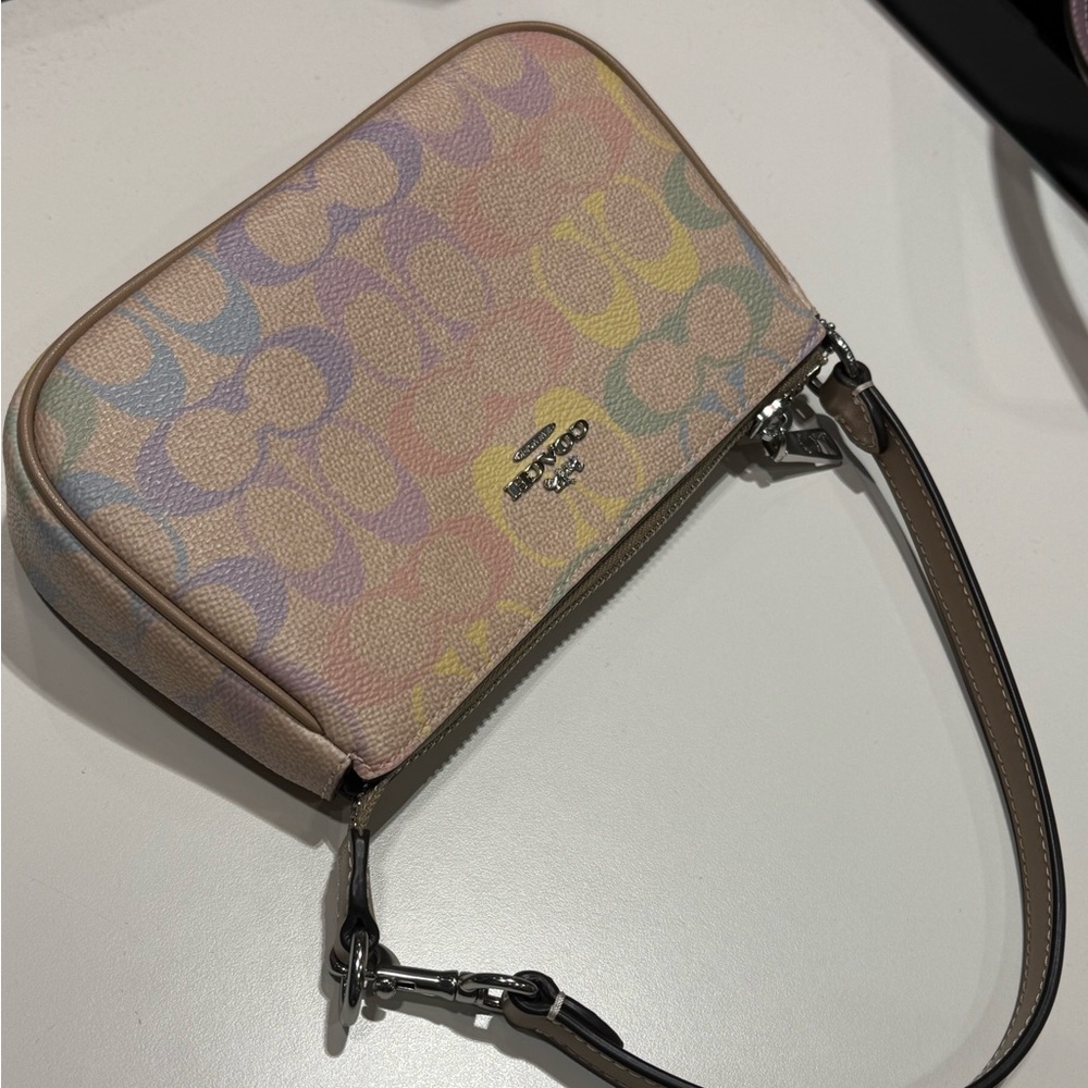 Coach Nolita 19 In Rainbow Signature Canvas cdc38 - Picture 5 of 10